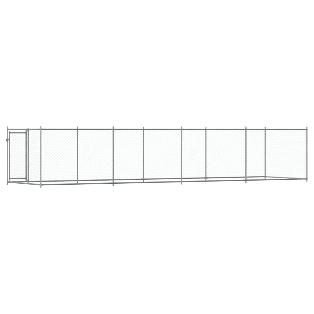 8721012273153_g_en_hd_4 vidaXL Dog Cage with Door Grey 8x2x1.5 m Galvanised Steel - Image 6