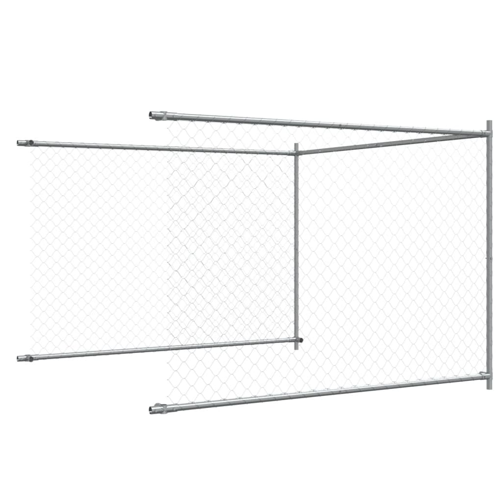 8721012273153_g_en_hd_6 vidaXL Dog Cage with Door Grey 8x2x1.5 m Galvanised Steel - Image 8