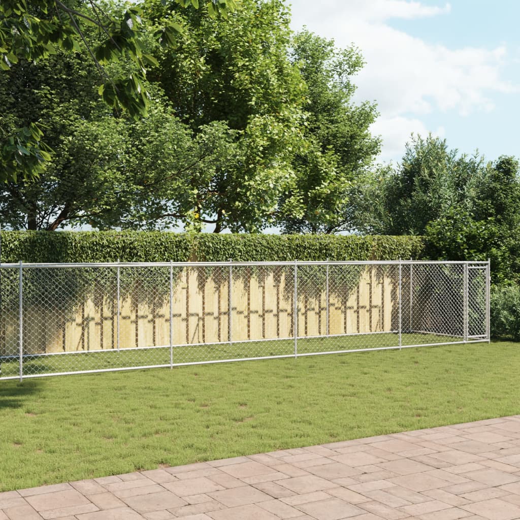 8721012273160_g_en_hd_1 vidaXL Dog Cage with Door Grey 10x2x1.5 m Galvanised Steel - Image 3