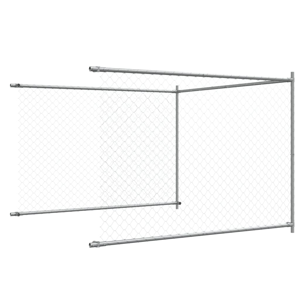 8721012273177_g_en_hd_6 vidaXL Dog Cage with Door Grey 12x2x1.5 m Galvanised Steel - Image 8