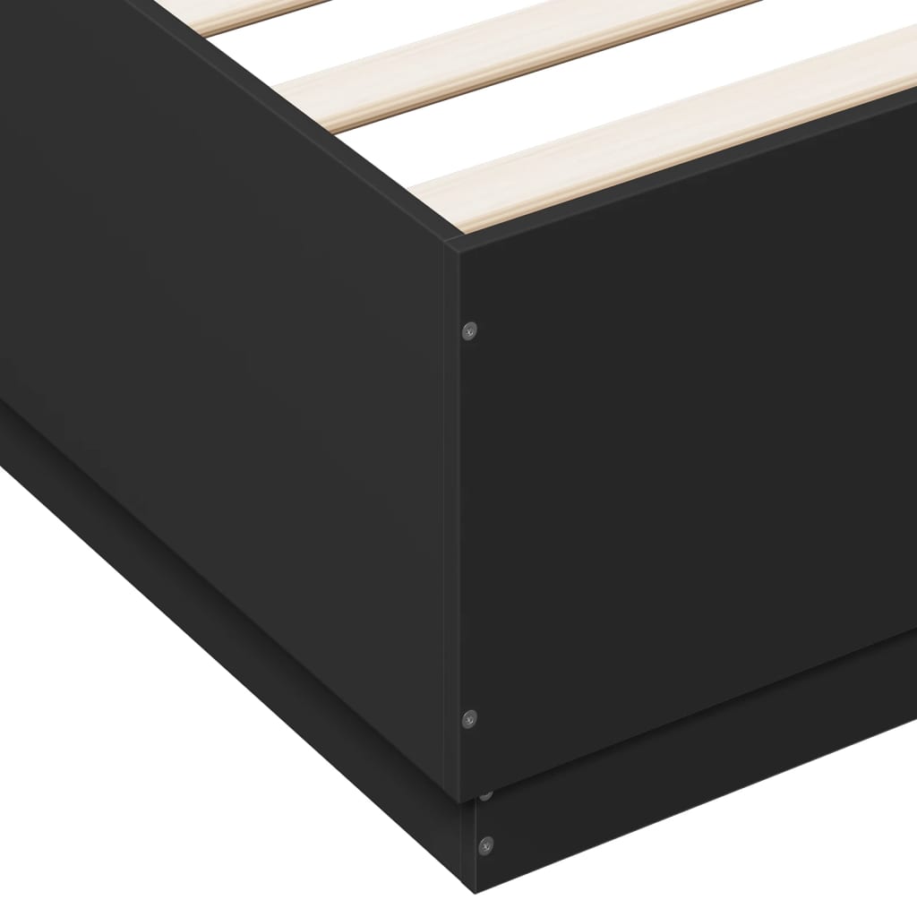 8721012273269_g_en_hd_7 vidaXL Bed Frame with LED without Mattress Black 183x203 cm King - Image 9
