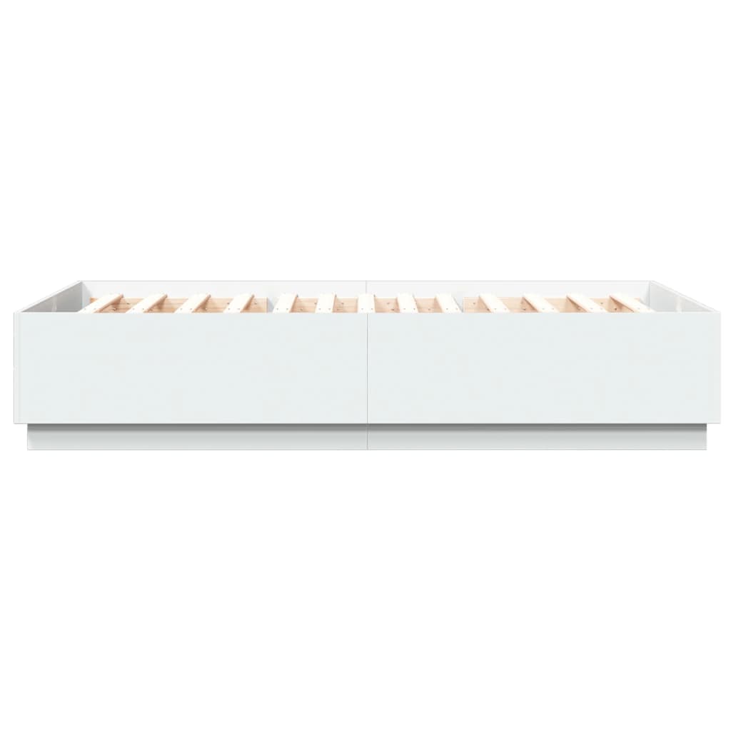 8721012273399_g_en_hd_6 vidaXL Bed Frame with LED without Mattress White 150x200 cm - Image 8