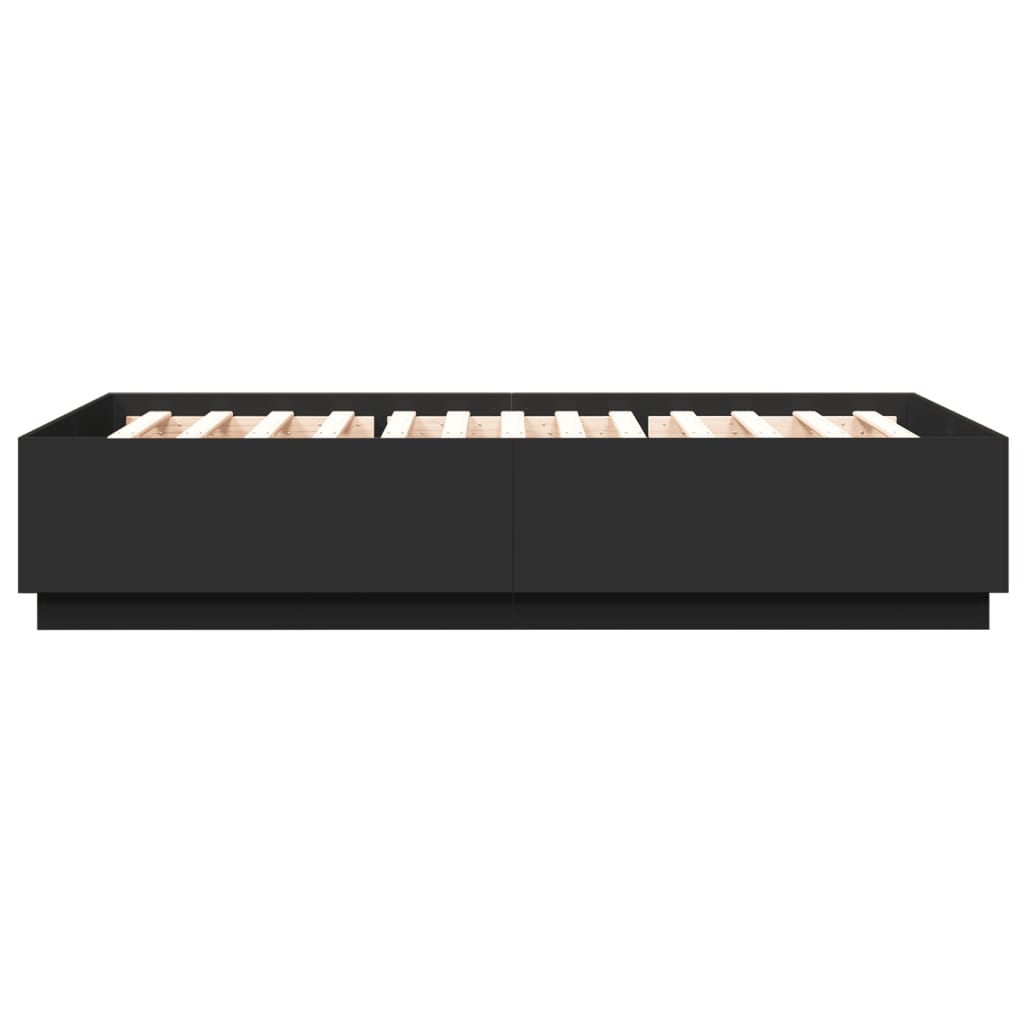 8721012273405_g_en_hd_6 vidaXL Bed Frame with LED without Mattress Black 150x200 cm - Image 7