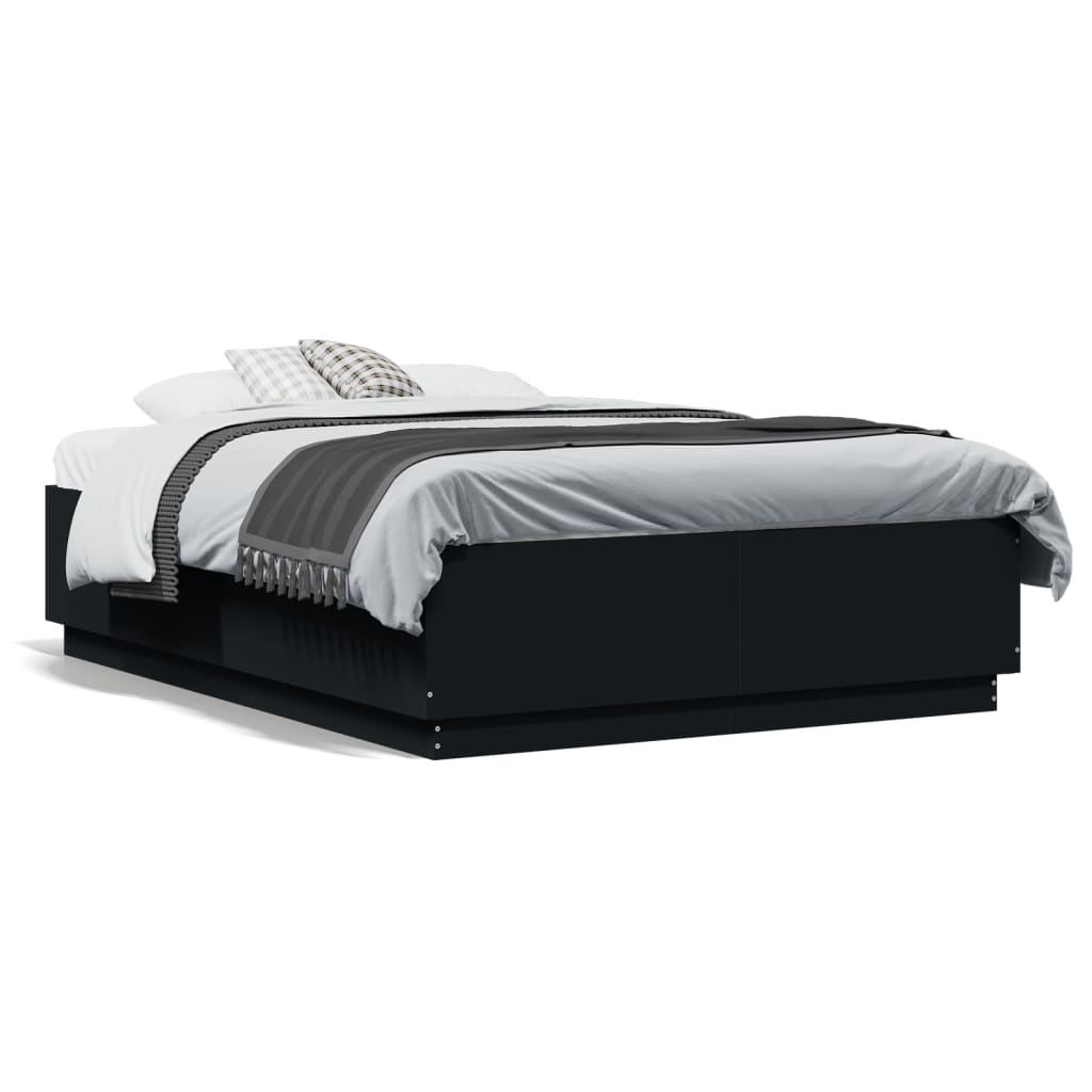 8721012273825_g_en_hd_3 vidaXL Bed Frame with LED without Mattress Black 135x190 cm - Image 5