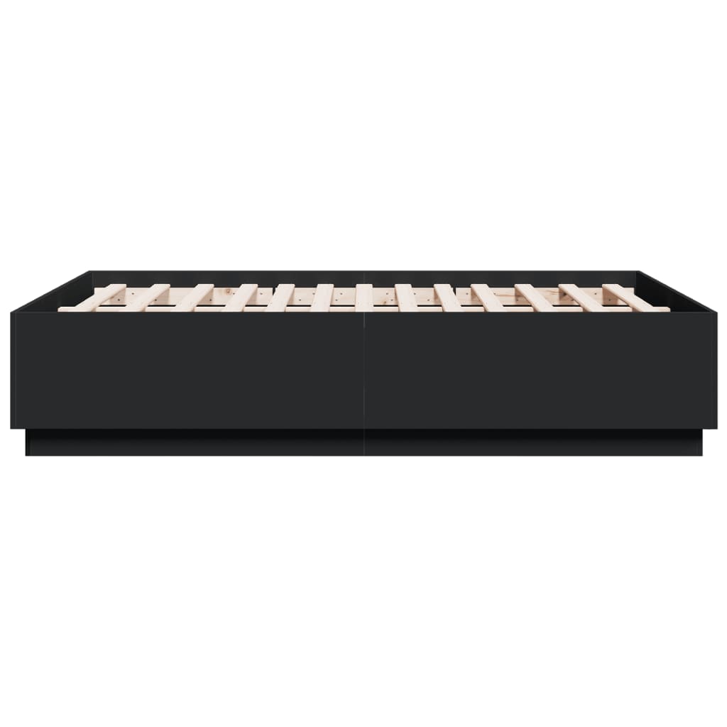 8721012273825_g_en_hd_5 vidaXL Bed Frame with LED without Mattress Black 135x190 cm - Image 7