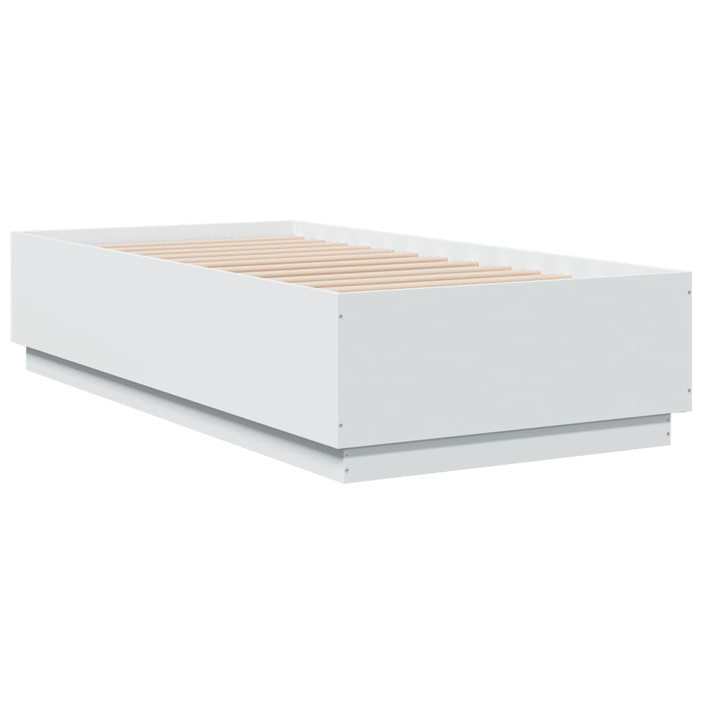 8721012273955_g_en_hd_1 vidaXL Bed Frame with LED without Mattress White 90x190 cm - Image 3