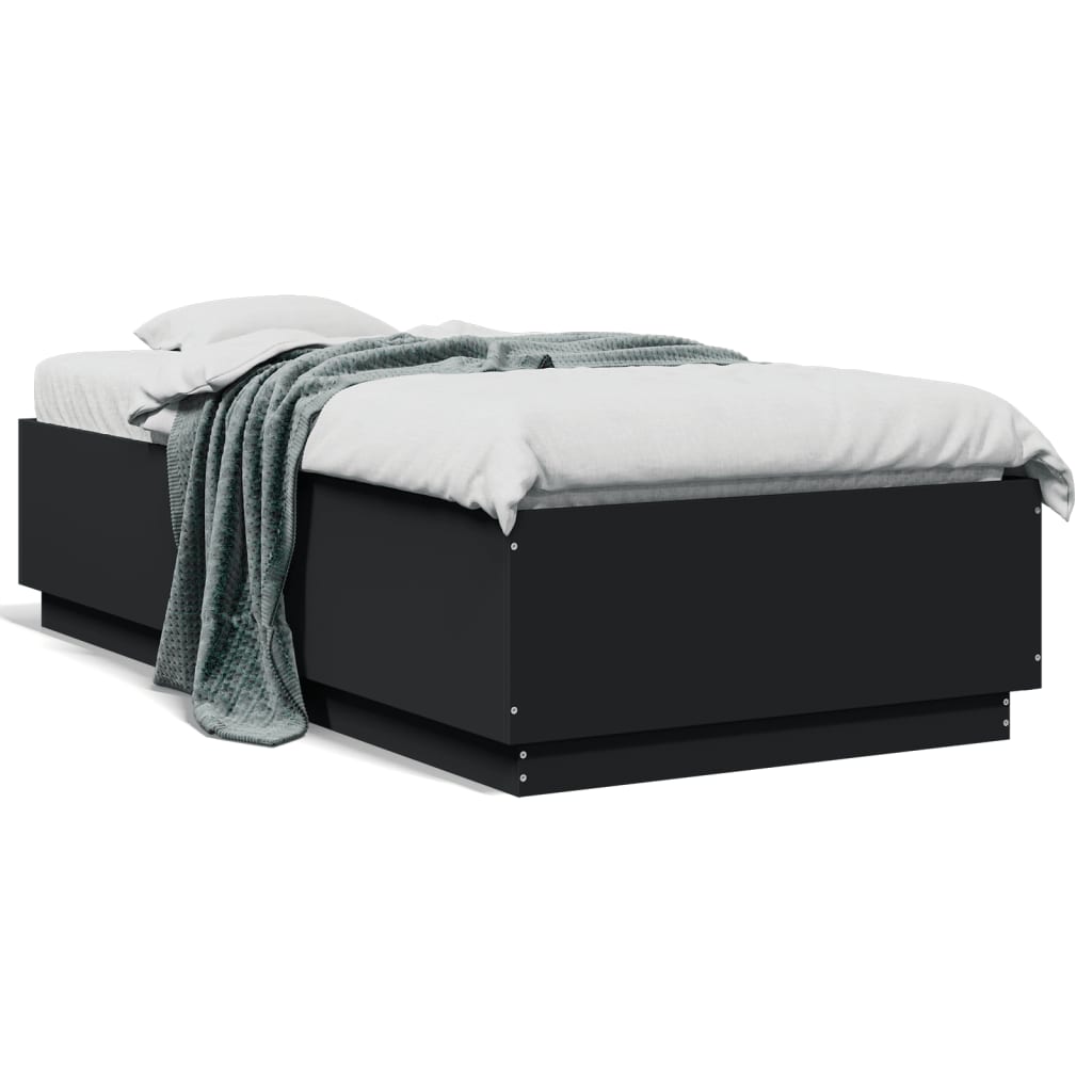 8721012273962_g_en_hd_3 vidaXL Bed Frame with LED without Mattress Black 90x190 cm - Image 5
