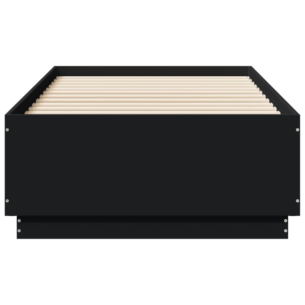 8721012273962_g_en_hd_4 vidaXL Bed Frame with LED without Mattress Black 90x190 cm - Image 6