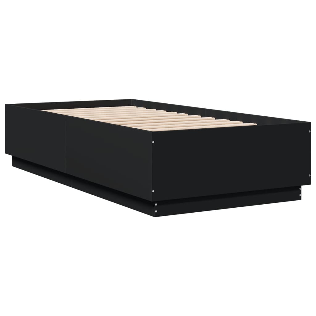 8721012273962_g_en_hd_6 vidaXL Bed Frame with LED without Mattress Black 90x190 cm - Image 8