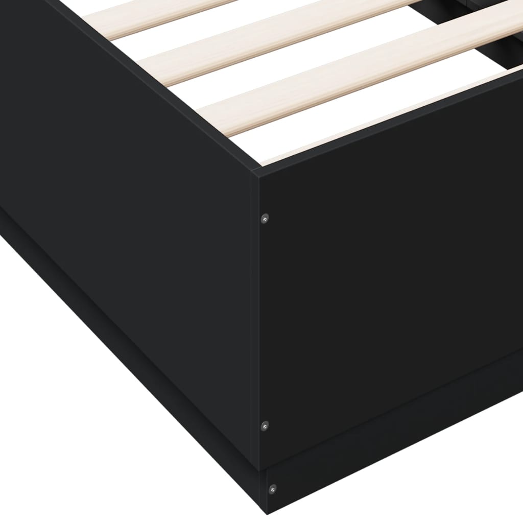 8721012273962_g_en_hd_7 vidaXL Bed Frame with LED without Mattress Black 90x190 cm - Image 9