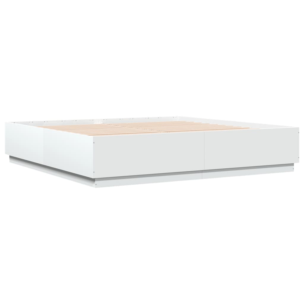 8721012274167_g_en_hd_1 vidaXL Bed Frame without Mattress White 183x203 cm King - Image 3