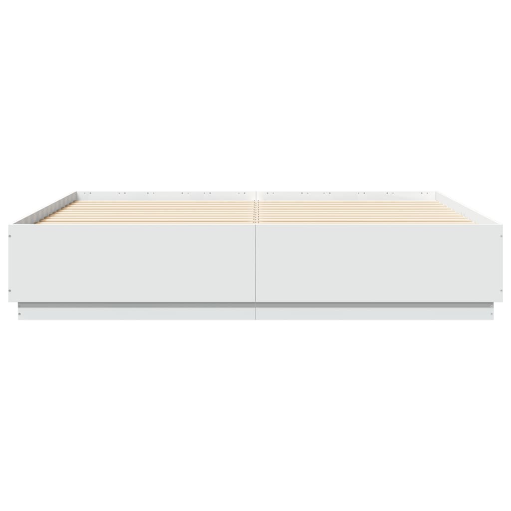 8721012274167_g_en_hd_2 vidaXL Bed Frame without Mattress White 183x203 cm King - Image 4