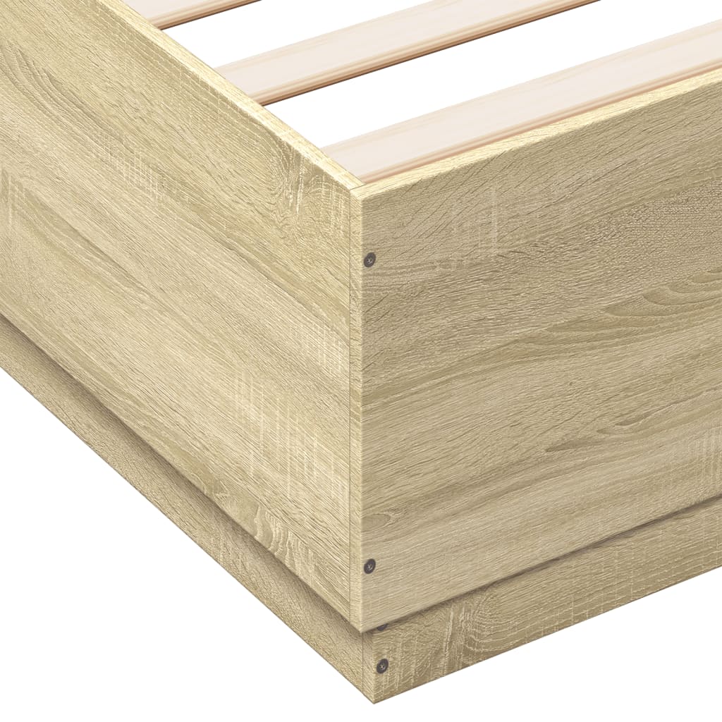 8721012274181_g_en_hd_5 vidaXL Bed Frame without Mattress Sonoma Oak 183x203 cm King - Image 7