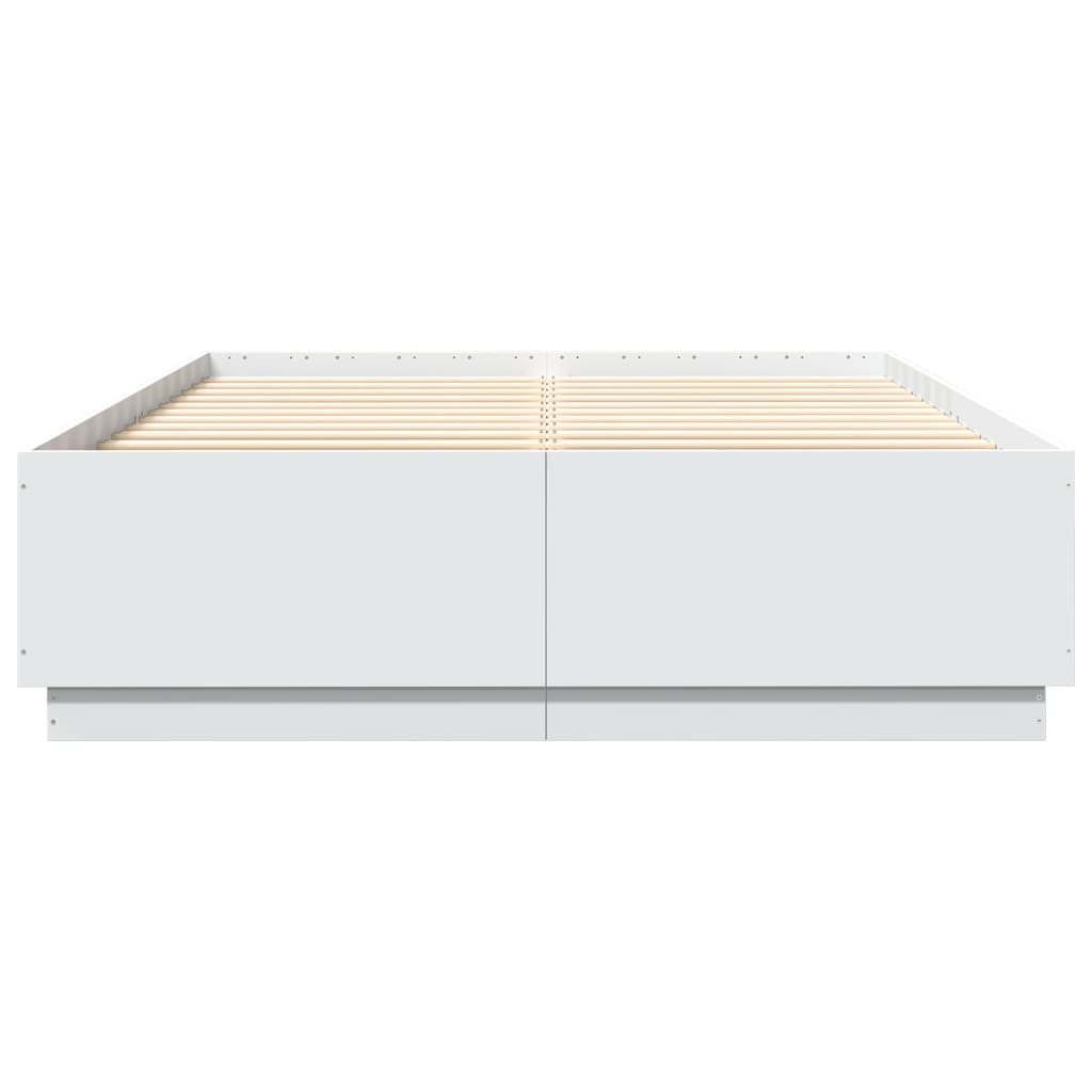 8721012274303_g_en_hd_2 vidaXL Bed Frame without Mattress White 150x200 cm - Image 4