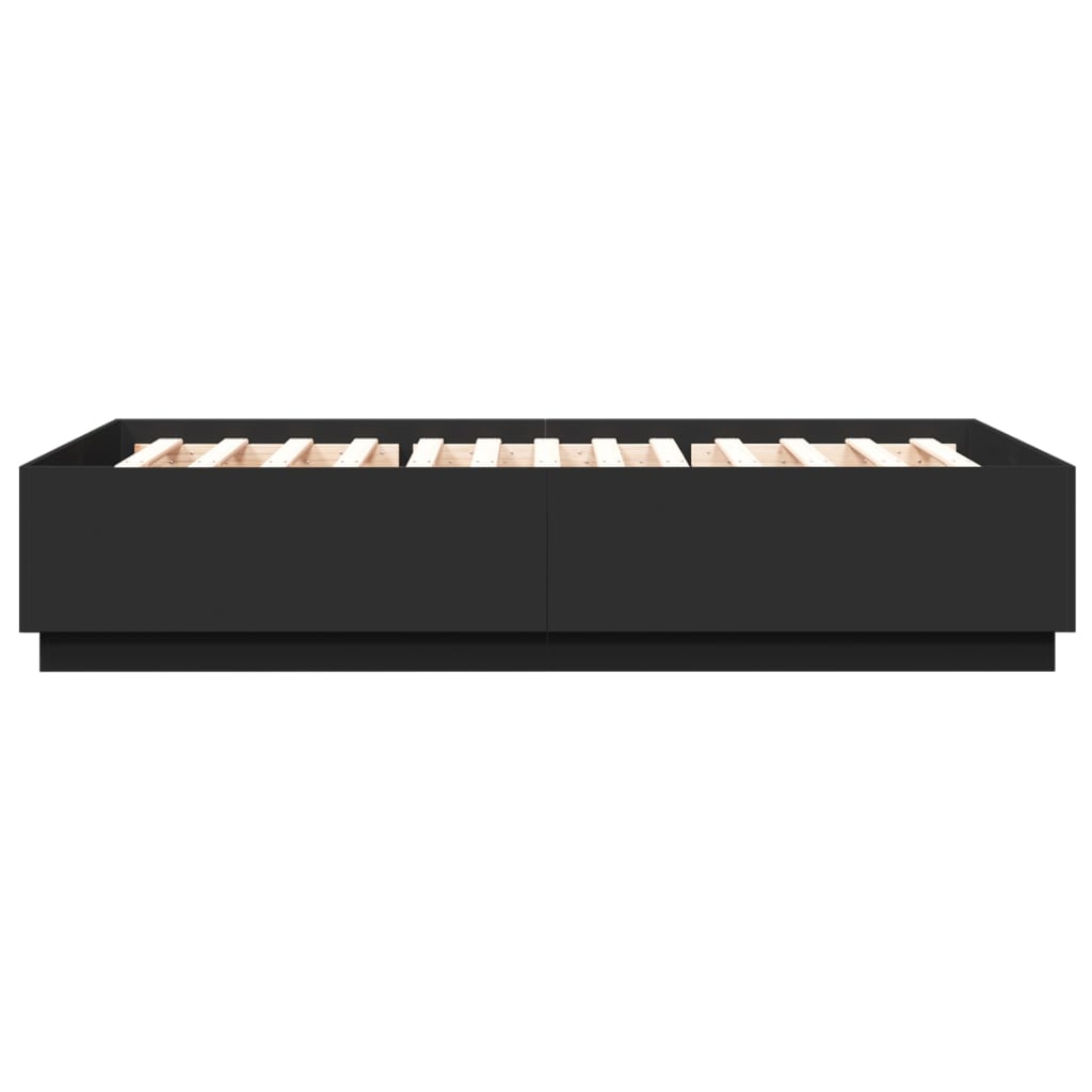 8721012274310_g_en_hd_3 vidaXL Bed Frame without Mattress Black 150x200 cm - Image 5