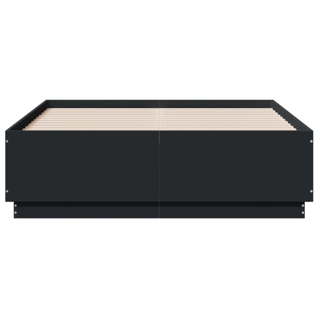 8721012274730_g_en_hd_2 vidaXL Bed Frame without Mattress Black 135x190 cm - Image 4
