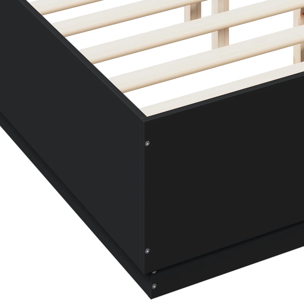 8721012274730_g_en_hd_5 vidaXL Bed Frame without Mattress Black 135x190 cm - Image 7