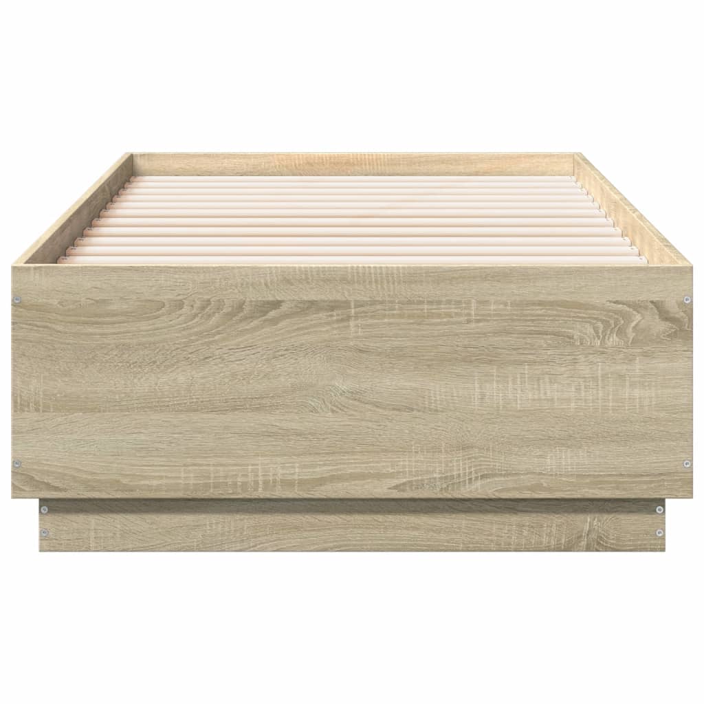 8721012274884_g_en_hd_2 vidaXL Bed Frame without Mattress Sonoma Oak 90x190 cm - Image 4