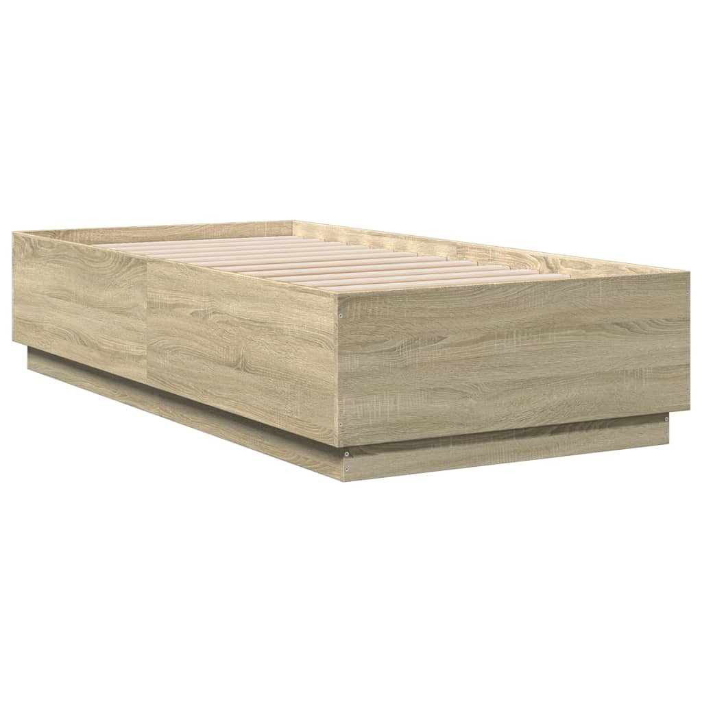 8721012274884_g_en_hd_4 vidaXL Bed Frame without Mattress Sonoma Oak 90x190 cm - Image 6