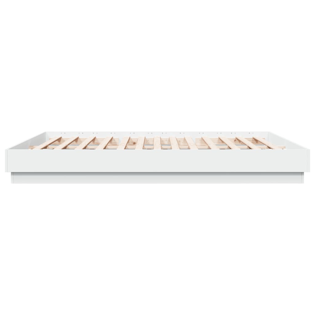 8721012275072_g_en_hd_5 vidaXL Bed Frame with LED without Mattress White 183x203 cm King - Image 7