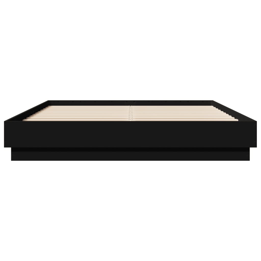 8721012275225_g_en_hd_4 vidaXL Bed Frame with LED without Mattress Black 150x200 cm - Image 6
