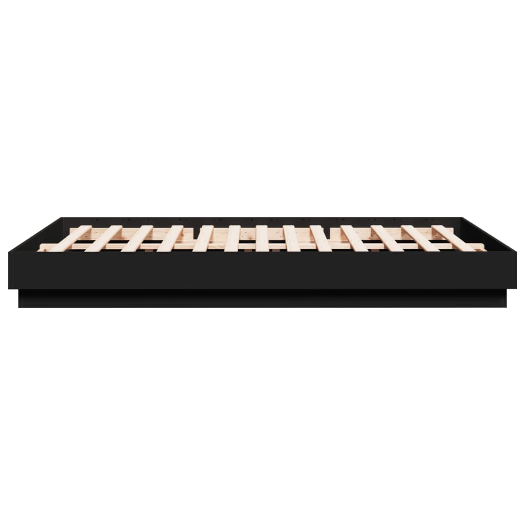 8721012275225_g_en_hd_5 vidaXL Bed Frame with LED without Mattress Black 150x200 cm - Image 7