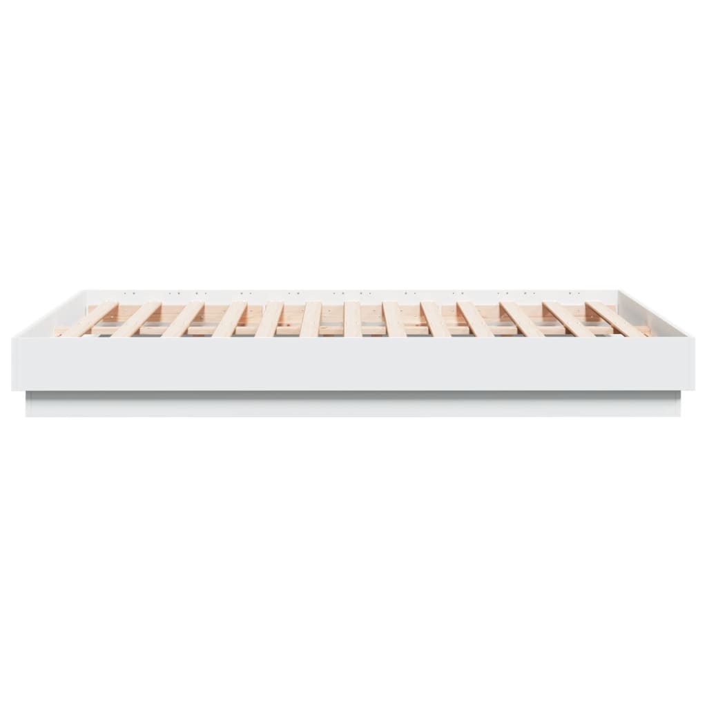 8721012275492_g_en_hd_5 vidaXL Bed Frame with LED without Mattress White 135x190 cm - Image 7