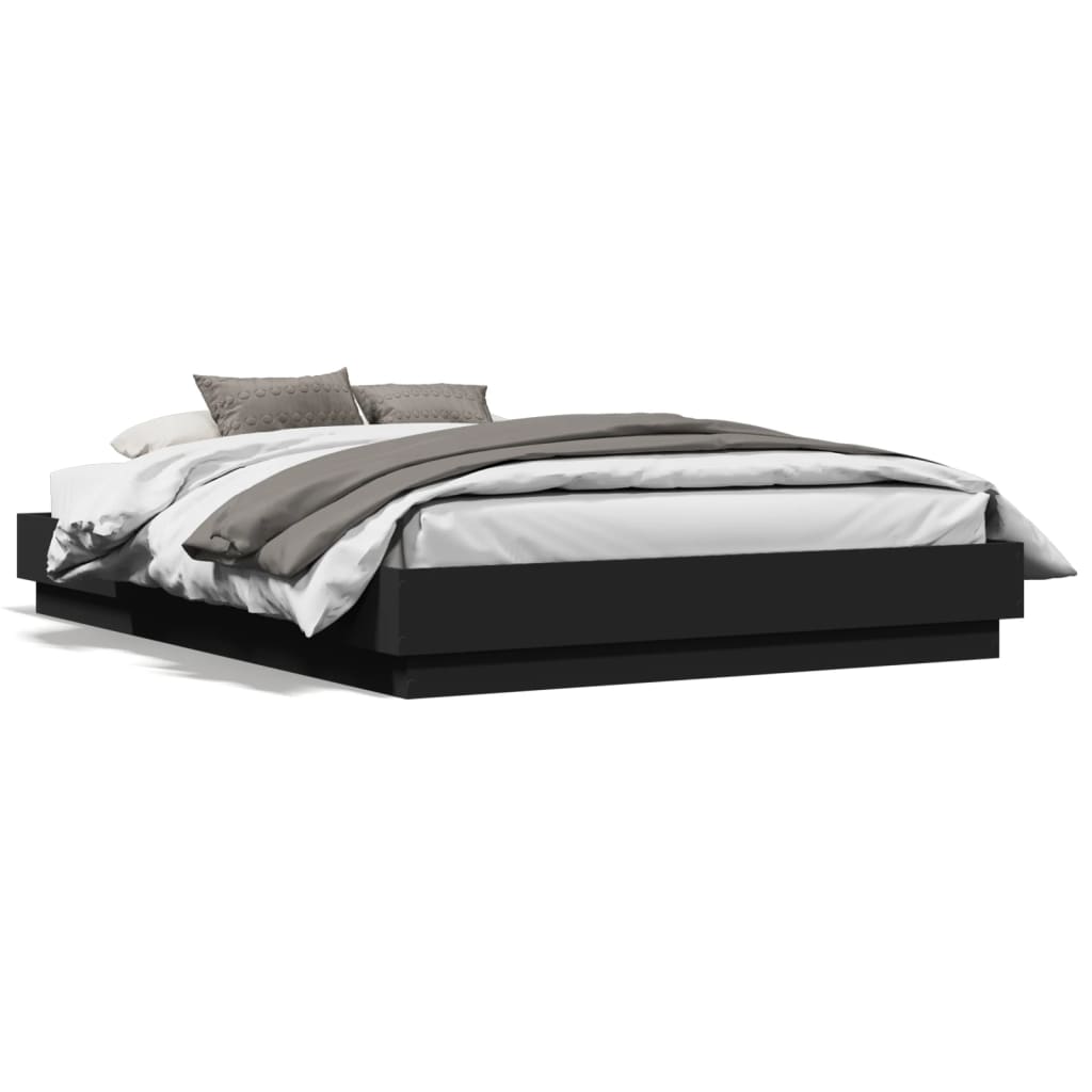 8721012275508_g_en_hd_3 vidaXL Bed Frame with LED without Mattress Black 135x190 cm - Image 5