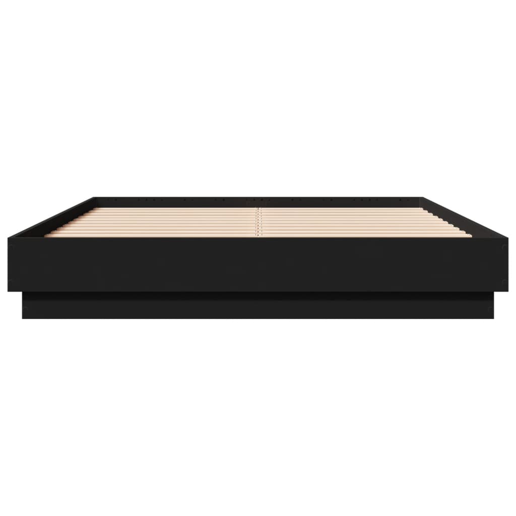 8721012275508_g_en_hd_4 vidaXL Bed Frame with LED without Mattress Black 135x190 cm - Image 6