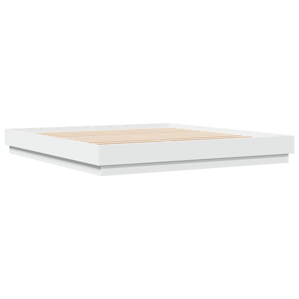 8721012275706_g_en_hd_4 vidaXL Bed Frame without Mattress White 183x203 cm King - Image 5