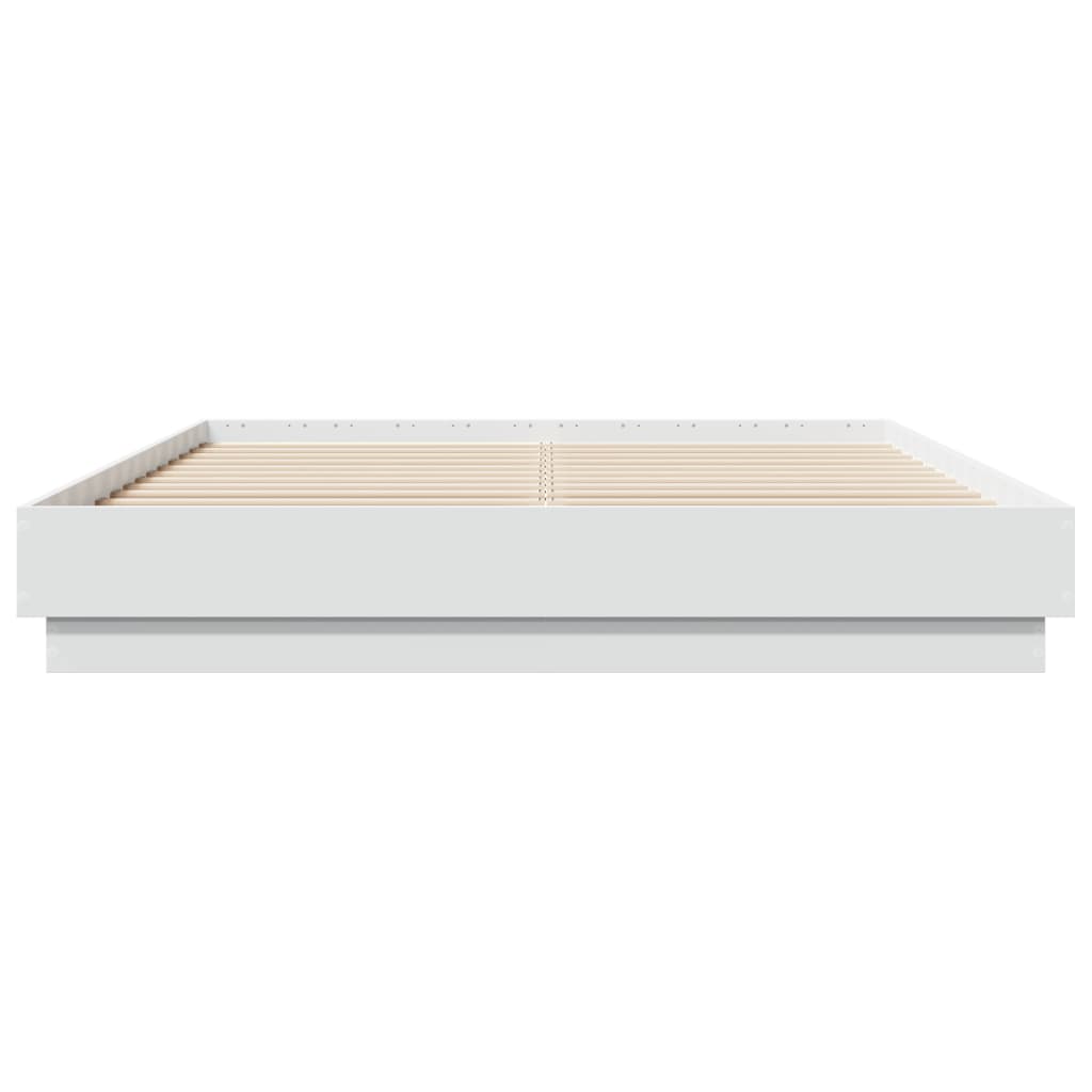 8721012275843_g_en_hd_2 vidaXL Bed Frame without Mattress White 150x200 cm - Image 4