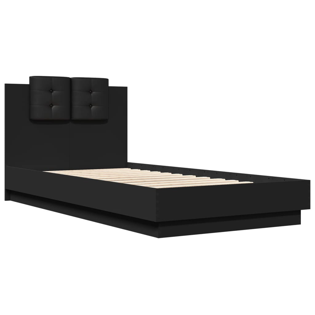 8721012277045_g_en_hd_1 vidaXL Bed Frame without Mattress Black 90x190 cm - Image 3