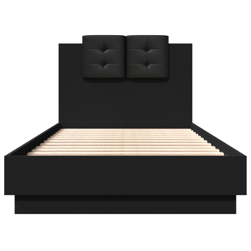 8721012277045_g_en_hd_2 vidaXL Bed Frame without Mattress Black 90x190 cm - Image 4