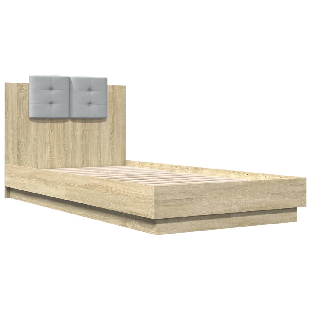 8721012277052_g_en_hd_1 vidaXL Bed Frame without Mattress Sonoma Oak 90x190 cm - Image 3