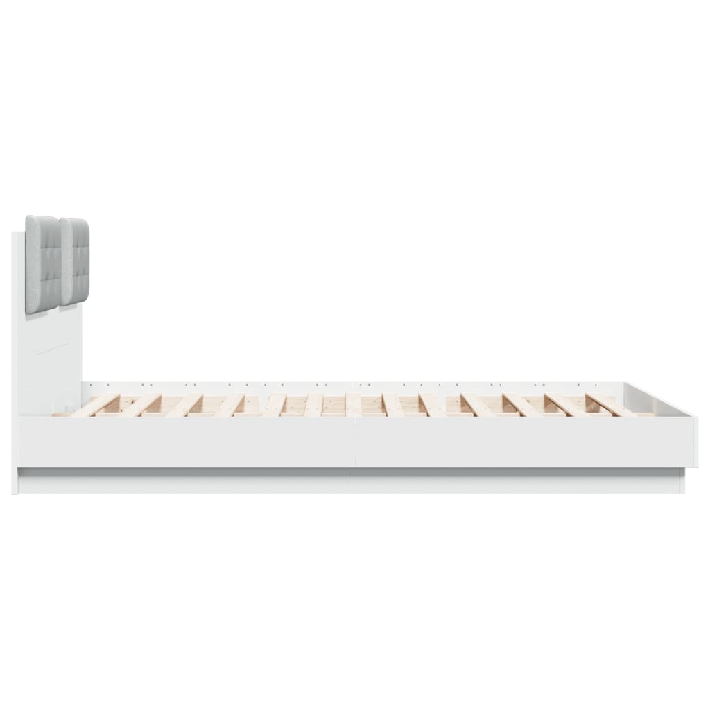 8721012277380_g_en_hd_5 vidaXL Bed Frame with LED without Mattress White 150x200 cm - Image 7