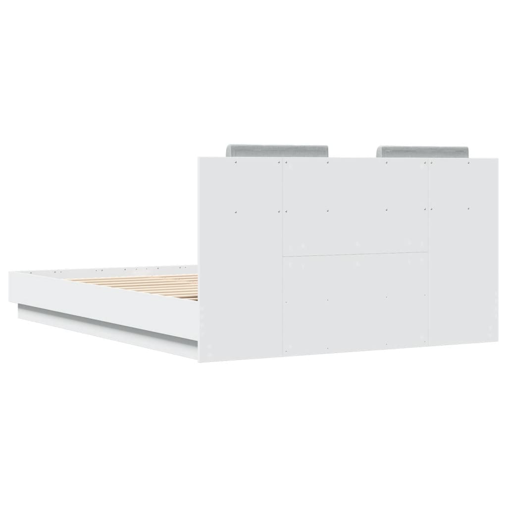 8721012277380_g_en_hd_6 vidaXL Bed Frame with LED without Mattress White 150x200 cm - Image 8