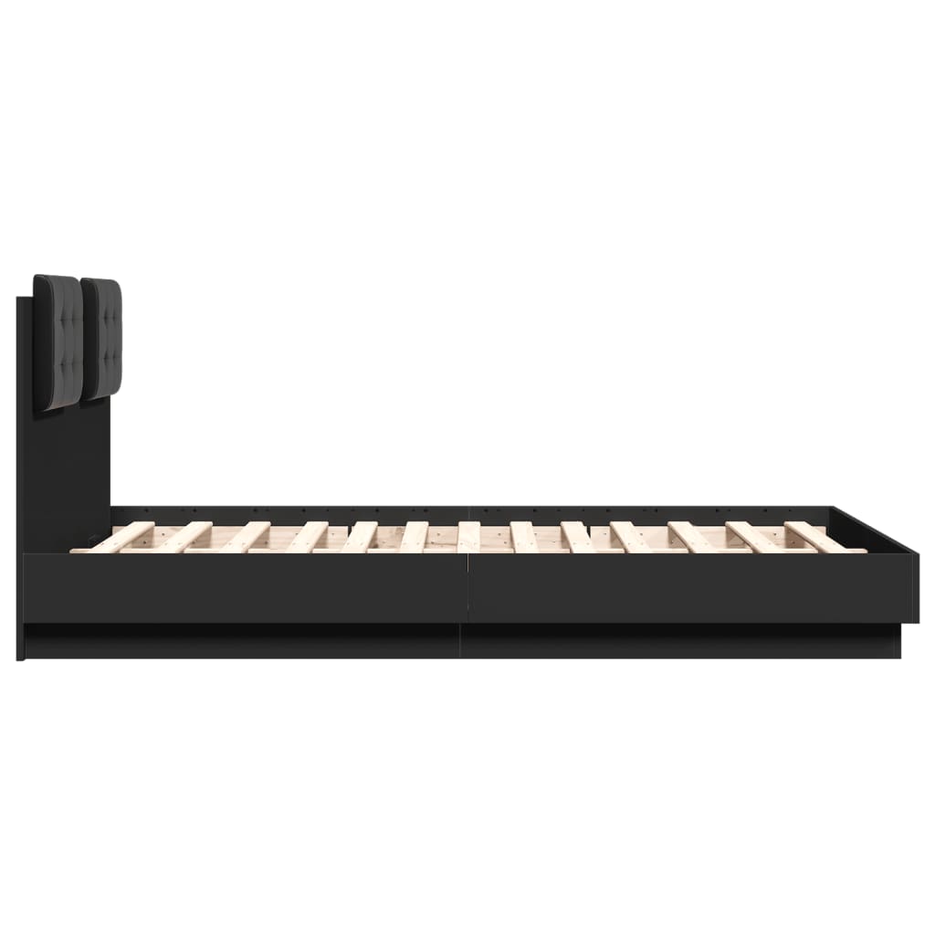 8721012277816_g_en_hd_5 vidaXL Bed Frame with LED without Mattress Black 135x190 cm - Image 7