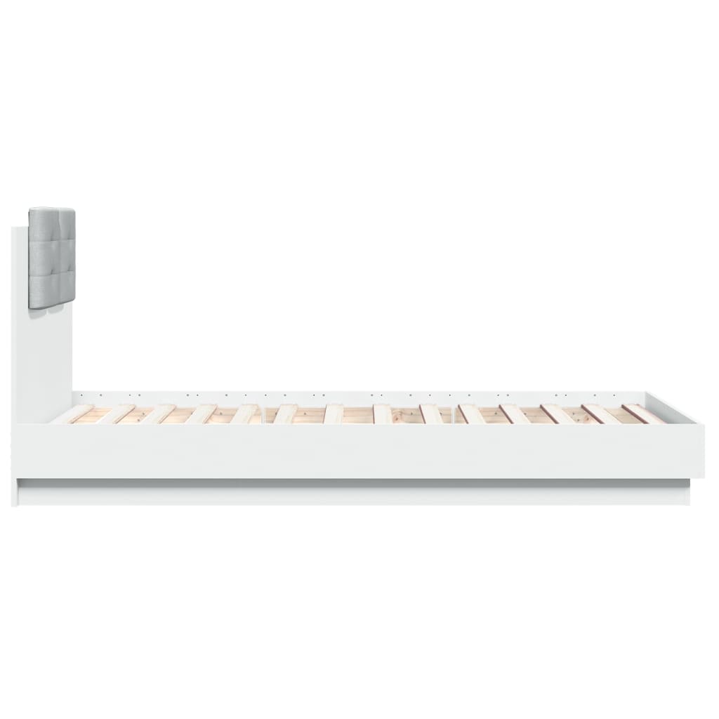 8721012277946_g_en_hd_5 vidaXL Bed Frame with LED without Mattress White 90x190 cm - Image 7