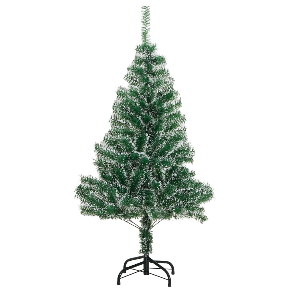 8721012278103_g_en_hd_3 vidaXL Artificial Christmas Tree 150 LEDs & Flocked Snow 120 cm - Image 4