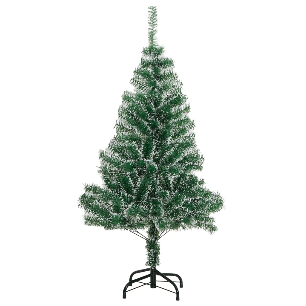 8721012278110_g_en_hd_3 vidaXL Artificial Christmas Tree 150 LEDs & Flocked Snow 150 cm - Image 4