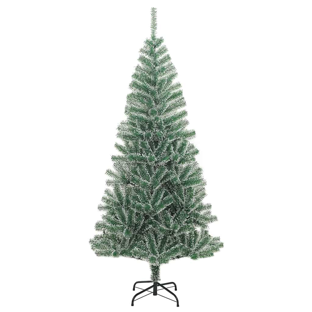 8721012278974_g_en_hd_4 vidaXL Artificial Christmas Tree with 300 LEDs&Ball Set&Flocked Snow 210 cm - Image 5