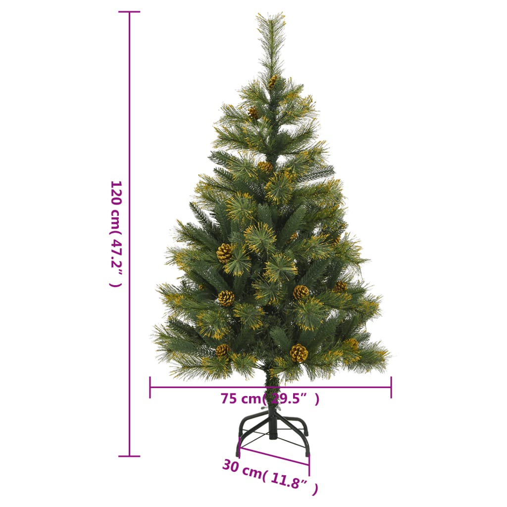 8721012279148_g_en_hd_8 vidaXL Artificial Hinged Christmas Tree 150 LEDs 120 cm - Image 9