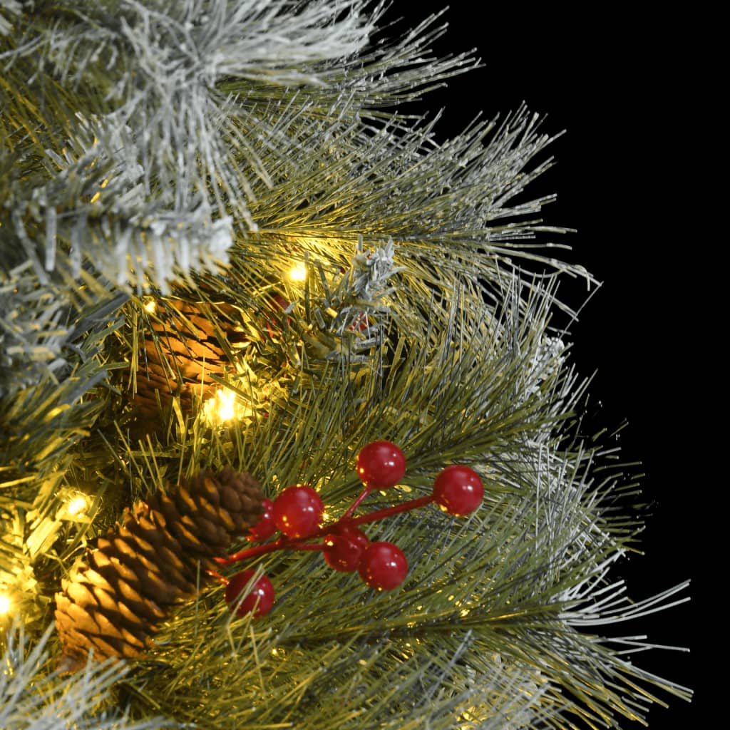 8721012279186_g_en_hd_2 vidaXL Artificial Hinged Christmas Tree 150 LEDs 120 cm - Image 3