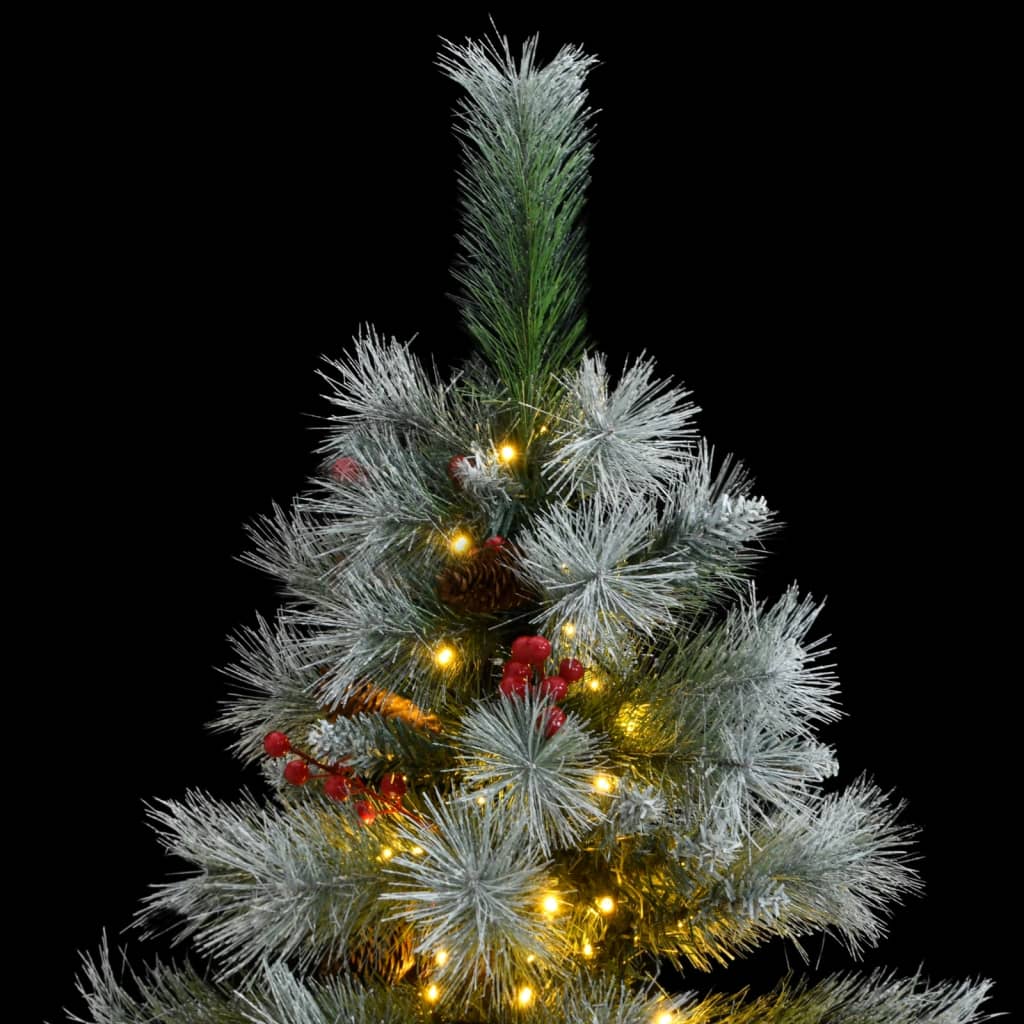 8721012279193_g_en_hd_1 vidaXL Artificial Hinged Christmas Tree 150 LEDs 150 cm - Image 2
