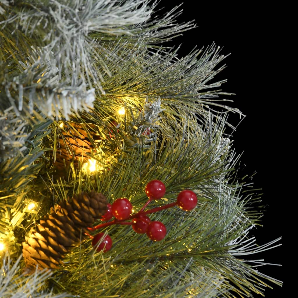 8721012279193_g_en_hd_2 vidaXL Artificial Hinged Christmas Tree 150 LEDs 150 cm - Image 3