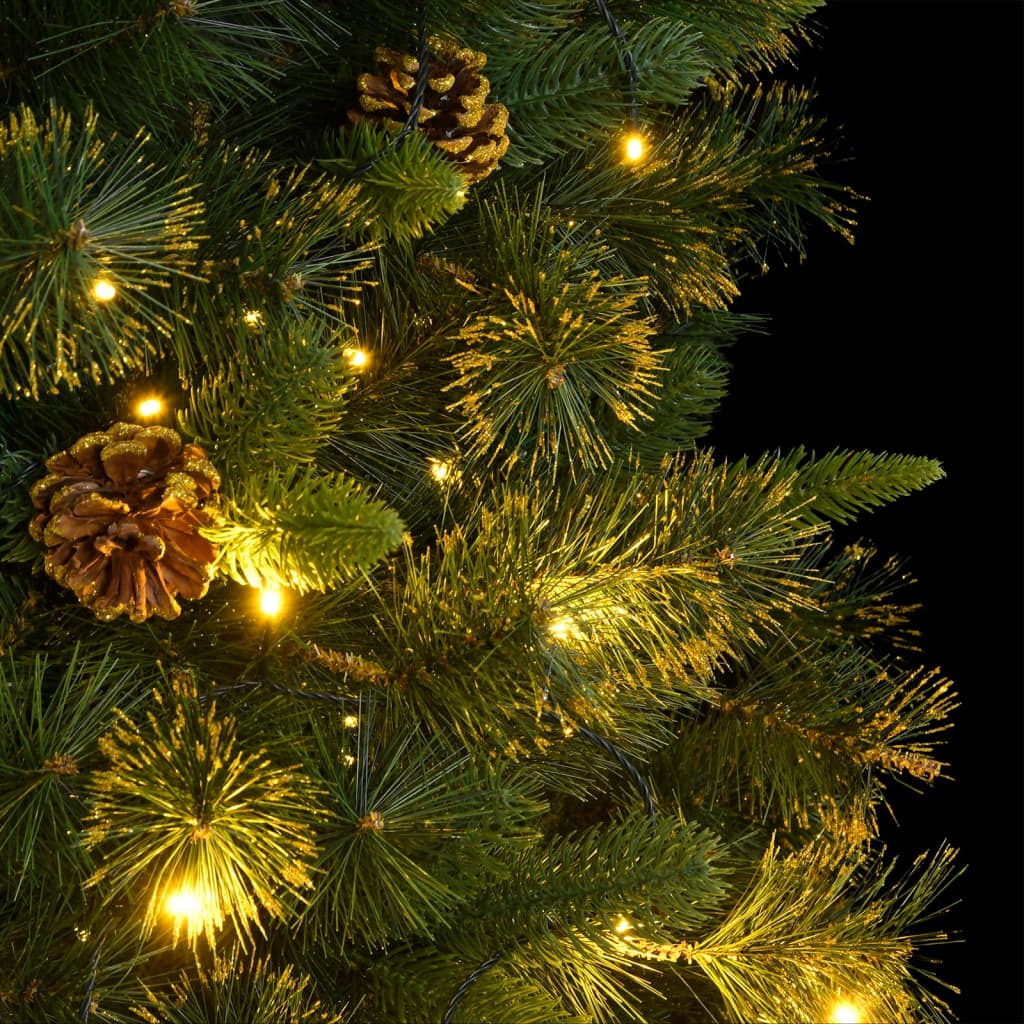 8721012279421_g_en_hd_2 vidaXL Artificial Hinged Christmas Tree 300 LEDs 180 cm - Image 3