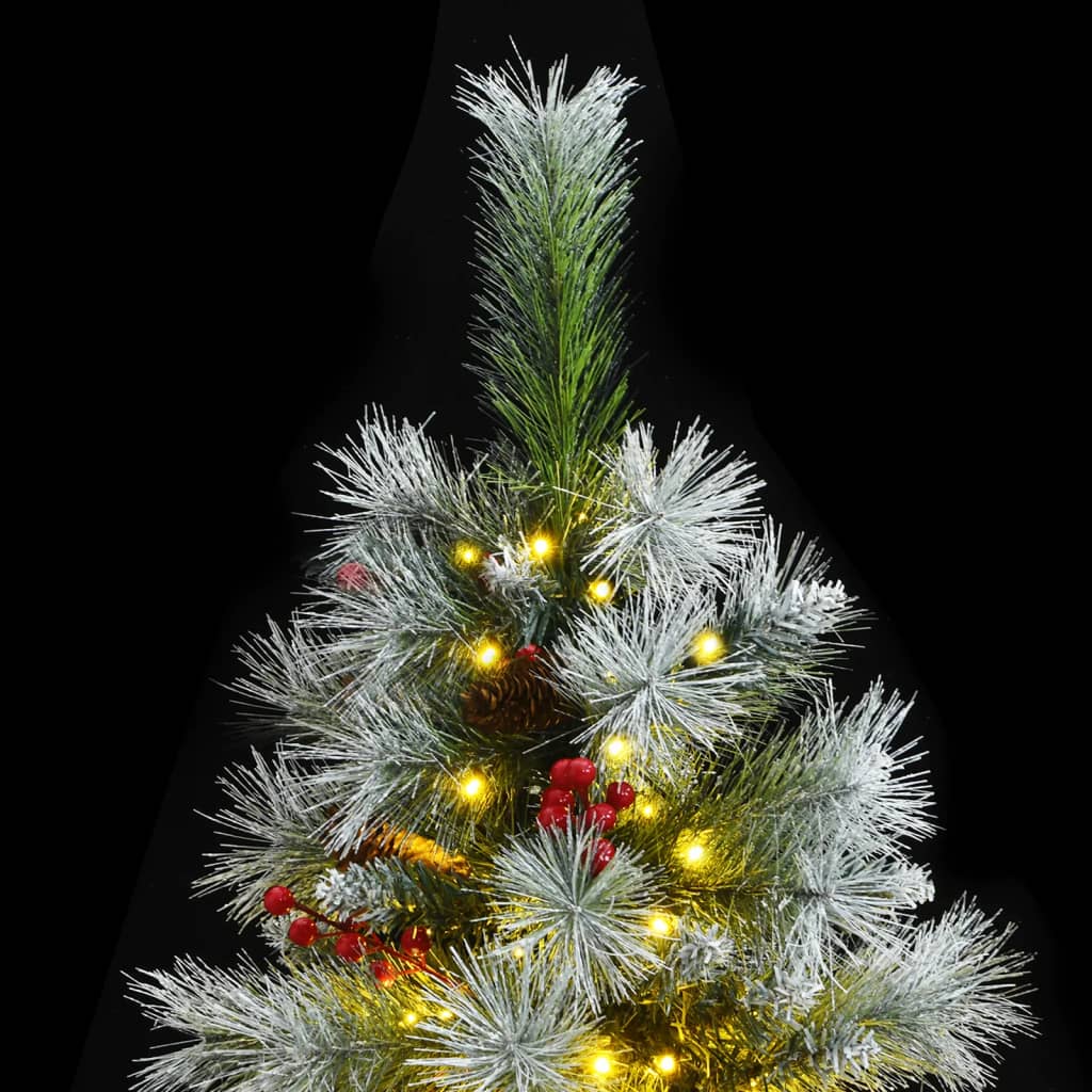 8721012279483_g_en_hd_1 vidaXL Artificial Hinged Christmas Tree 300 LEDs 180 cm - Image 2