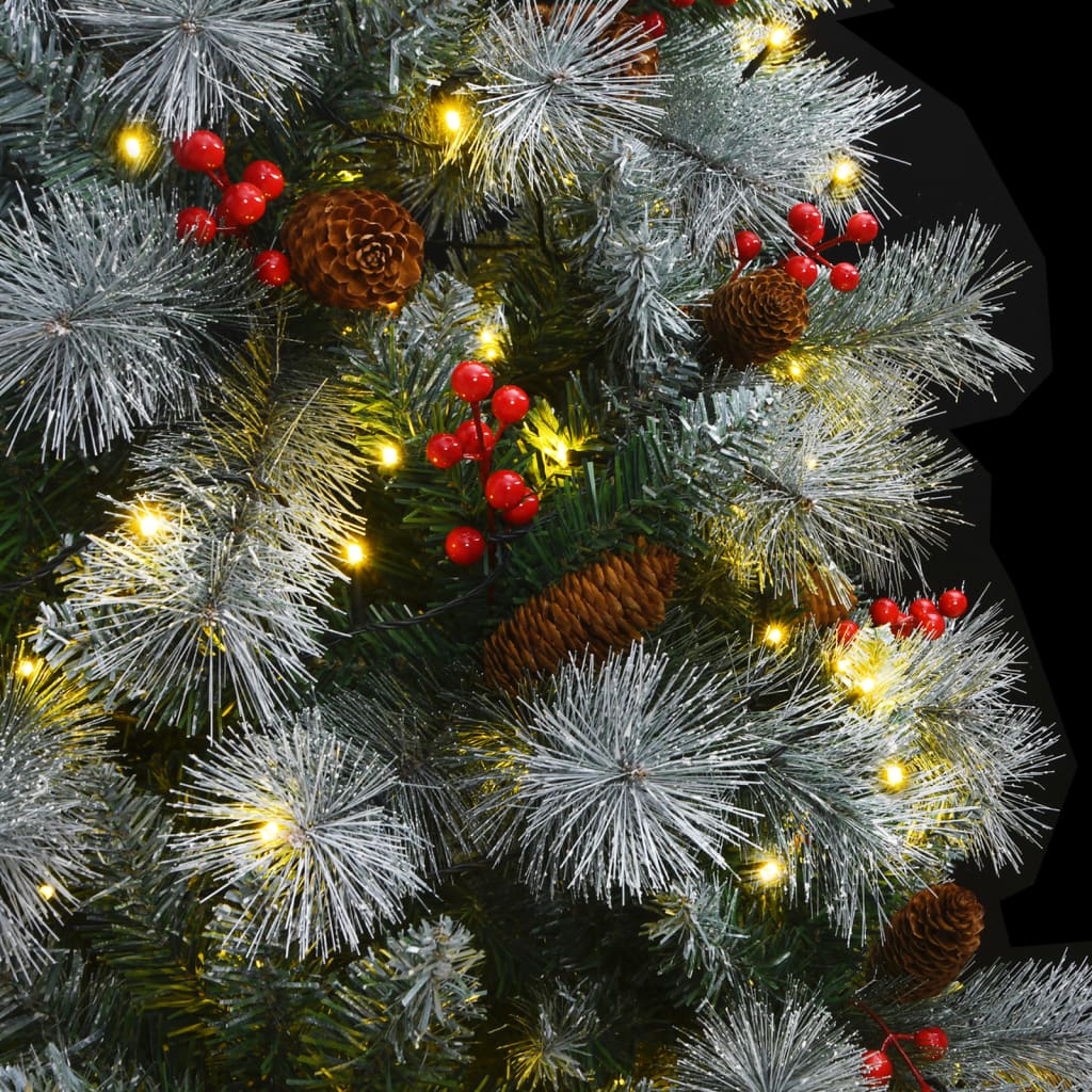 8721012279483_g_en_hd_2 vidaXL Artificial Hinged Christmas Tree 300 LEDs 180 cm - Image 3