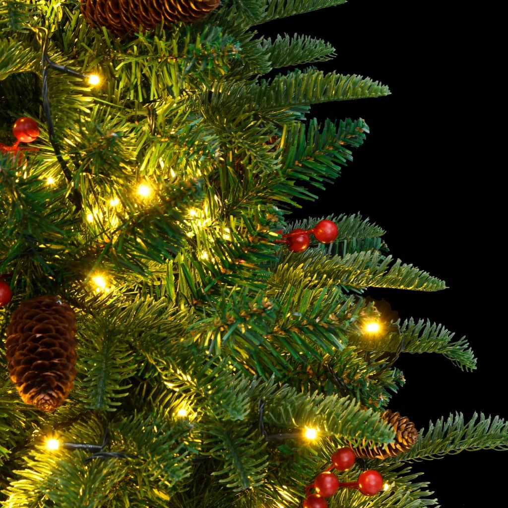 8721012281820_g_en_hd_1 vidaXL Artificial Hinged Christmas Tree 150 LEDs 120 cm - Image 2