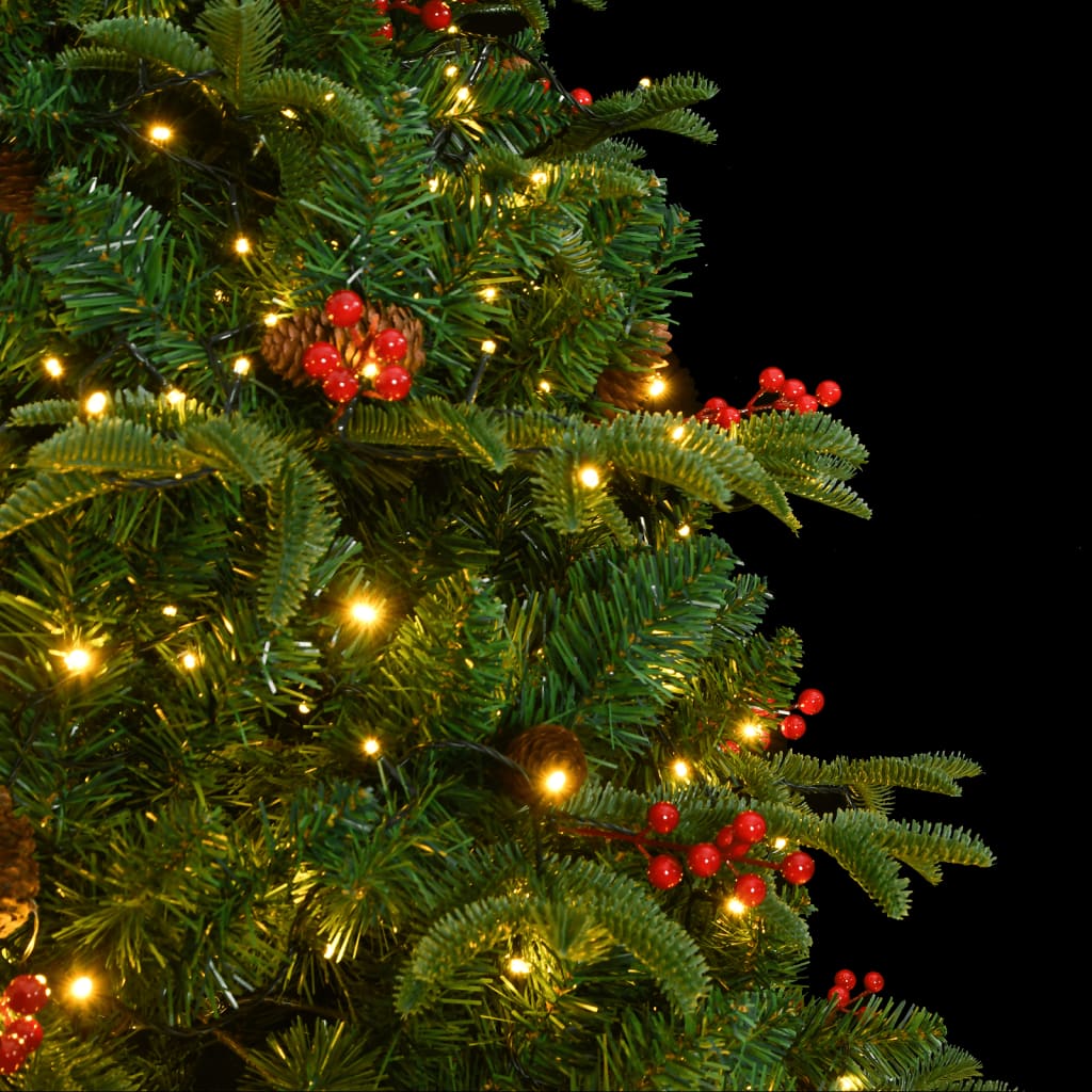 8721012282063_g_en_hd_1 vidaXL Artificial Hinged Christmas Tree 300 LEDs 180 cm - Image 2